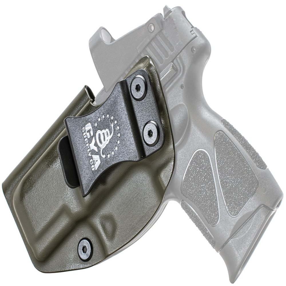 CYA Supply Co. Base Optics Ready (OD Green) Inside Waistband Holster Concealed Carry IWB Veteran Owned Company Fits Taurus G3c Toro