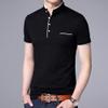 JEsilunmaMY Casual Stand Collar Henley Shirts for Men Summer Short Sleeve Polo Tee Tops with Pocket Slim Fit Henley T-Shirts (US SIZE M Asia L,Black) view 3