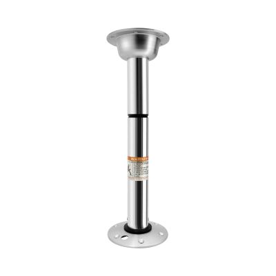 PIAOCAIYIN 22-28 Inch Adjustable Table Pedestal Detachable Aluminum Table Base Stand Leg Base Mount Frame RV Table Base Mount for RV Marine Boat