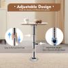 PIAOCAIYIN 22-28 Inch Adjustable Table Pedestal Detachable Aluminum Table Base Stand Leg Base Mount Frame RV Table Base Mount for RV Marine Boat view 3