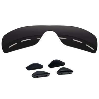 Forobb 1.6MM Polarized Replacement Lenses & Nosepieces for Oakley Ridgeline OO9419 Sunglasses - Carbon Black - Polycarbonate Polarized