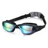 DABEDE Swim Goggles,Silver-Plated Swimming Goggles,Waterproof Anti-Fog HD Adult Swimming Glasses Professional Swimming Glasses (Color : Black) view 1
