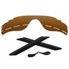 Forobb 1.6MM Polarized Replacement Lenses & Rubber Kits for Oakley RadarLock Path Sunglasses - Tungsten Gold - Polycarbonate Polarized view 1