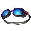 DABEDE Swim Goggles, Wide View Swimming Goggles, Anti-fog HD Electroplating Swimming Glasses with Silicone Seal, for Outdoor Surfing (Color : Brown) view 1