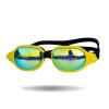 DABEDE Swimming Goggles, HD Electroplating Swimming Goggles with Silicone Mirror Ring & Adjustable Headband, for Adult Men, Women, Teenagers (Color : Yellow) view 1