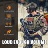 Hocazor Upgrade Bluetooth 5.4 Shooting Ear Protection with Sound Amplify Electronic Digital Safety Ear Muffs Slim Hearing Protector for Shooting Hunting Gun Range (Black) view 4