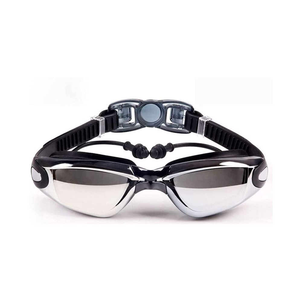 DABEDE Swim Goggles,Swim Goggles with Ear Plugs, No Leaking Anti Fog Lens Swimming Glasses for Adult Women Men and Youth