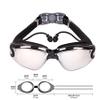DABEDE Swim Goggles,Swim Goggles with Ear Plugs, No Leaking Anti Fog Lens Swimming Glasses for Adult Women Men and Youth view 3