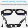 DABEDE Swim Goggles for Adults Men Women Youth, Ergonomic Anti Fog Swimming Glasses with Silicone Lens Strap & Adjustable Mirror Buckle, for Outdoor Swimming view 4