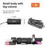 Rhinowalk Bike Waterproof Handlebar Bag, Bicycle Front Bag Fram Storage Roll Bag Mountain Road Bikes Commuter Shoulder Bag Professional Cycling Accessories-Black view 3