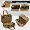 GOBUROS Tactical Gun Range Bag for 4 Handguns and Ammo, Pistol Duffle Bag with TSA Lock and 14x Magazine Slots for Hunting Shooting Range Sport view 3