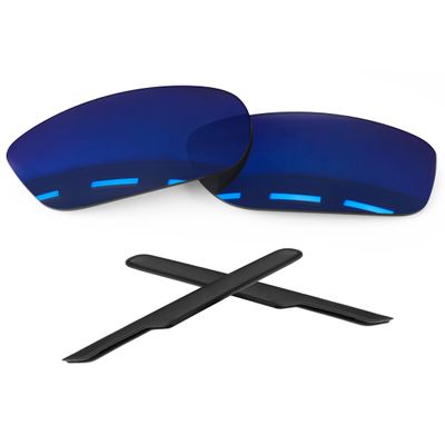 Forobb 1.6MM Polarized Replacement Lenses & Earsocks for Oakley Siphon OO9429 Sunglasses - Deep Water - Polycarbonate Polarized