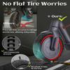 GLDYTIMES 10x2.125 Solid Rubber Tire,10x2/54-152,50/75-6.1 Tubeless Tyre Fit for Ninebot F25 F30 F40 F65 Gotrax G4 Xr V2 Apex Hiboy S2 pro Electric Scooter, 10x2 inch Puncture-Proof Wheel Red 2pcs view 2
