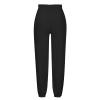 CHGBMOK Women's Cotton Linen Pants Elastic Drawstring Waist Harem Pants with Pockets Casual Solid Color Light Weight Trousers view 3