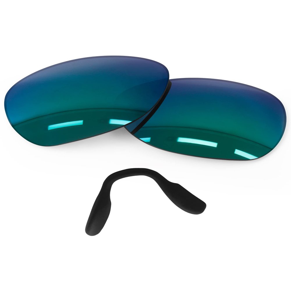 Forobb 1.6MM Polarized Replacement Lenses & Nosepieces for Oakley Split Time OO4129 Sunglasses - Shallow Water - Polycarbonate Polarized
