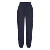 CHGBMOK Women's Cotton Linen Pants Elastic Drawstring Waist Harem Pants with Pockets Casual Solid Color Light Weight Trousers view 3