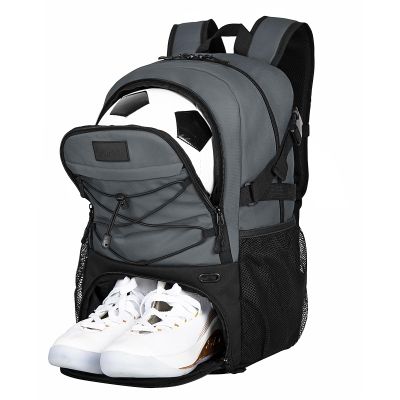 Goloni Soccer Backpack,Basketball Backpack with Ball Compartment & Shoe Compartment,Sports Bag for Basketball,Soccer, Football, Volleyball, Swim, Gym, Travel