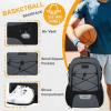 Goloni Soccer Backpack,Basketball Backpack with Ball Compartment & Shoe Compartment,Sports Bag for Basketball,Soccer, Football, Volleyball, Swim, Gym, Travel view 3