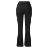 XUETON Womens High Waisted Bootcut Dress Pants Stretch Work Office Casual Pants Tummy Control Women Bootleg Work Pants(Black,Medium) view 4