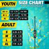 PLAYEUR Premium Football Gloves for Kids Youth & Adults-Premium Sticky Receiver with Adaptive Fit Technology-Ultra-Grip Performance view 4