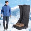 AVLUZ Outdoor Travel Leg Gaiter, Waterproof Warm Legging, Hunting Climbing Camping Winter Tourist Snow Foot Cover,Adjustable Snow Boot Gaiters. (Black,XS) view 2