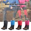 AVLUZ Outdoor Travel Leg Gaiter, Waterproof Warm Legging, Hunting Climbing Camping Winter Tourist Snow Foot Cover,Adjustable Snow Boot Gaiters. (Black,XS) view 3