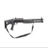 Powerful M3 Pump Action Multi Shot Airsoft Shotgun w/Retractable Stock - Black (320 FPS) view 1