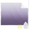 Beach Blanket Sandproof Oversized 83" x 79" Ombre Lavender Purple Waterproof Quick Drying Sand Free Mat White Texture Picnic Blankets for Outdoor Travel Camping Hiking Park view 1