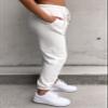 Waitfairy Sweatpants Women - High Waist Joggers Baggy, White XL view 3