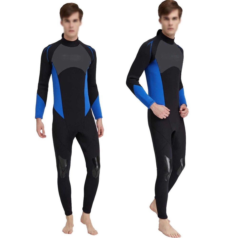 Men Wetsuit Neoprene Wet Suits 3mm Full Body Long Sleeves Swimsuit for Scuba Diving Swimming Surfing