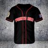 ThuhaTree Store Personalized Name & Number Sports Puerto Rico AOP Baseball Jersey Unisex XS-5XL, Crop Top Baseball Jersey XS-XL (Style 24) view 2
