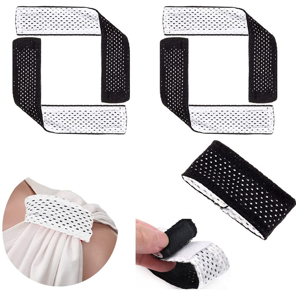 NADUSEP 2 Pairs Jersey Sleeve Bands, Soccer Softball Sleeve Ties Sleeve Holders with Hook and Loop Fasteners for Shirts Baseball Sports Activities Boys Girls Sleeve Straps