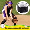 NADUSEP 2 Pairs Jersey Sleeve Bands, Soccer Softball Sleeve Ties Sleeve Holders with Hook and Loop Fasteners for Shirts Baseball Sports Activities Boys Girls Sleeve Straps view 4