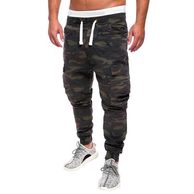 ZYXTIM Mens Joggers Cargo Pants Vintage Paratrooper Fatigue Slim Fit Casual Tactical Wild Army Combat Camo Cargo Work Pants