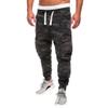 ZYXTIM Mens Joggers Cargo Pants Vintage Paratrooper Fatigue Slim Fit Casual Tactical Wild Army Combat Camo Cargo Work Pants view 1