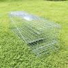 24" Small Collapsible Humane Live Animal Cage Trap No-Kill Trapping Kit for Humane Catch Release Rodent Small Cat, Rabbits, Squirrel, Opossum, Squire, Raccoon, All Fit Sized Animals, 2-Doors view 4