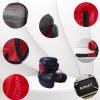 Boxing Gloves and Pads Focus Mitts Set for Kickboxing, Muay Thai MMA Training, Fitness Kit with Punching Pads for Martial Arts view 3