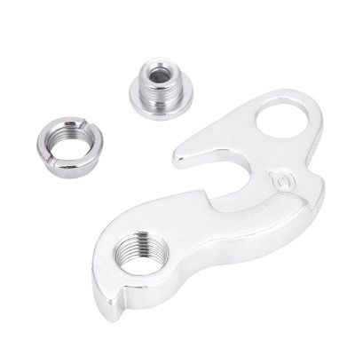 Horoper Tail hook1pc Cycling Aluminium Alloy Rear Gear Mech Derailleur Hanger Hook Dropout Frame (Silver)(002)