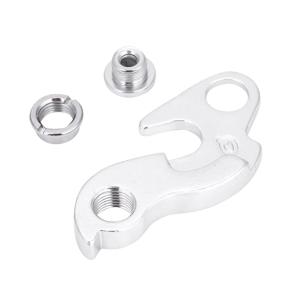Horoper Tail hook1pc Cycling Aluminium Alloy Rear Gear Mech Derailleur Hanger Hook Dropout Frame (Silver)(002)