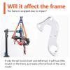 Horoper Tail hook1pc Cycling Aluminium Alloy Rear Gear Mech Derailleur Hanger Hook Dropout Frame (Silver)(002) view 3