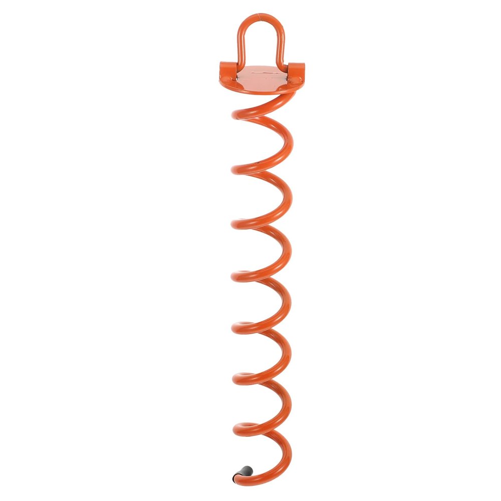 INOOMP 1pc Outdoor Spiral Stake Versatile Ground Peg for Tents Canopies and Garden Structures Heavy Duty Nail for Soil Types Camping Accessory