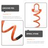 INOOMP 1pc Outdoor Spiral Stake Versatile Ground Peg for Tents Canopies and Garden Structures Heavy Duty Nail for Soil Types Camping Accessory view 4
