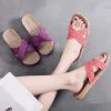 Hbeylia Women's Slides Slippers Summer Casual Beach Sandals Boho Vacation Non Slip Slip On Sandals Waterproof Bathroom Swimming Pool Flip Flops for Women Indoor and Outdoor view 2