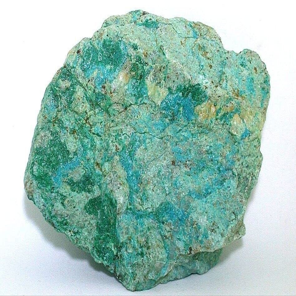 144 Gram 5.09 Ounce Spiderweb Turquoise Silica Quartz CAB GEM Rough CS126/32523