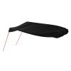 Aatraay Kayak Sun Shade Canopy, Oxford Fabric Foldable Kayak Sun Shade Easy to Install Portable Kayak Sunshade Awning for Boat Canoe (Black) view 1