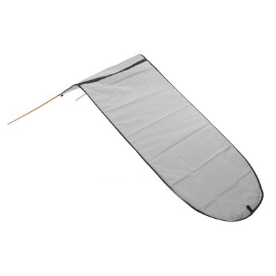 Aatraay Kayak Shade Canopy, Portable Foldable Boat Awning Set Kayak Canoe Sunshade Accessories for Canoe (Light Gray)