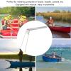 Aatraay Kayak Shade Canopy, Portable Foldable Boat Awning Set Kayak Canoe Sunshade Accessories for Canoe (Light Gray) view 3