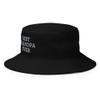 Best Grandpa Ever hat, Embroidered Unisex Bucket hat, Grandpa Gift, for Men. Black view 2