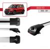 accessorypart Compatible with Skoda Yeti 2009-2017 ACE-1 Car Roof Rack Cross Bar Grey Aluminium 2 Bars view 3
