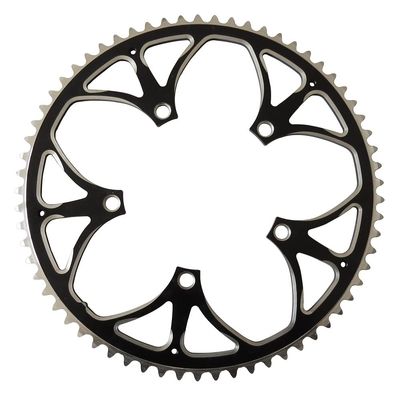 MYEEI Road Bicycle Chain Wheel 130 BCD 65T Aluminum Alloy CNC Road Bicycle Chainring Crankset Folding Bikes Chainwheel Black Single Plate